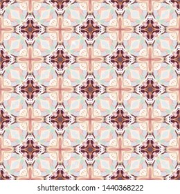 Geometric seamless pattern ethnic and tribal motifs. Vintage retro style ornament illustration