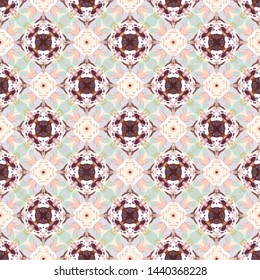 Geometric seamless pattern ethnic and tribal motifs. Vintage retro style ornament illustration