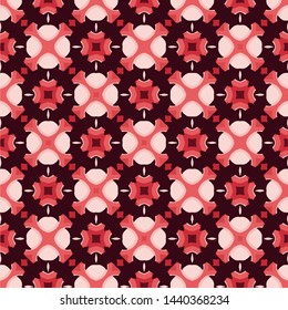 Geometric seamless pattern ethnic and tribal motifs. Vintage retro style ornament illustration