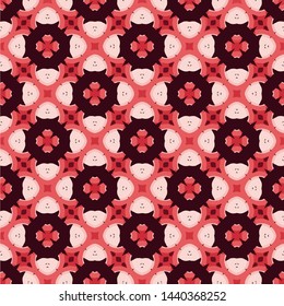 Geometric seamless pattern ethnic and tribal motifs. Vintage retro style ornament illustration