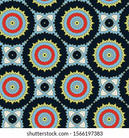 Geometric seamless pattern for fabric design, scrapbook and wrapping.