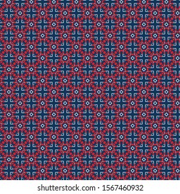 Geometric seamless pattern for fabric design, scrapbook and wrapping.
