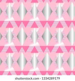 Geometric seamless pattern. Fabric modern texture vector eps10.