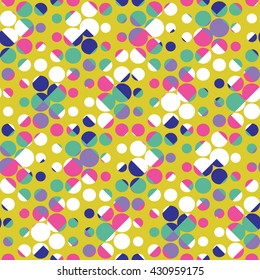 Geometric seamless pattern. Fabric seamless pattern. Print for interior decorating, home textiles, clothing, wrapping paper.