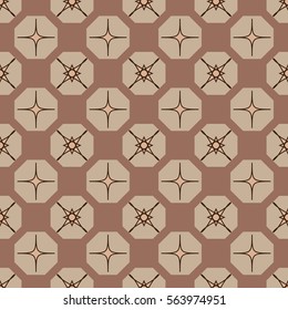 Geometric seamless pattern. Fashion graphic background design. Modern stylish abstract texture. Colorful template for prints, textiles, wrapping, wallpaper, website etc. Vector illustration