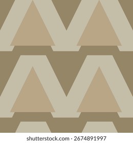 Geometric seamless pattern featuring a repeating design of triangles in shades
