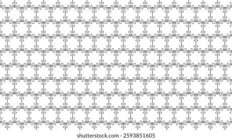 Geometric seamless pattern featuring a symmetric gray design over a clean white background, suitable for wallpaper designs, fabric art, and digital projects.