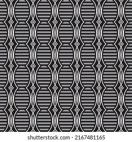 Geometric Seamless Pattern with few variation swatches 