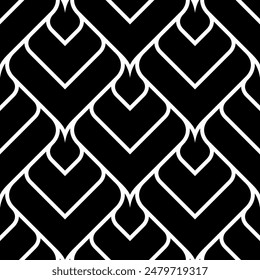 Geometric of Seamless pattern. Floral shapes Repeating patterns tiling design of Abstract vector.