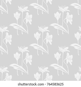 Geometric seamless pattern. Flower