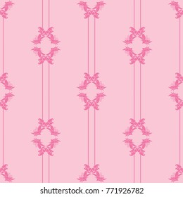 Geometric seamless pattern. Flower