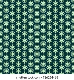 Geometric seamless pattern with flowers. Abstract background. Texture for textile, paper print, design wallpaper, pattern fills, banner.