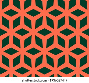 Patrón geométrico sin soldadura. Ornamento geométrico. Ilustración vectorial. Cortando el lápiz.