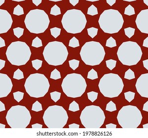 Geometric seamless pattern. Geometrical ornament. Vector illustration. Cutting stencil.
