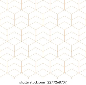 patrón geométrico sin costuras en color oro