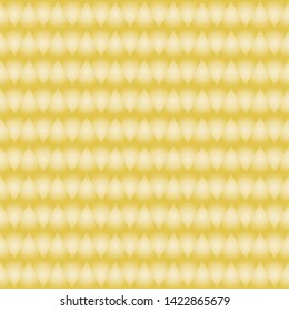 Geometric seamless pattern of gold-colored triangles