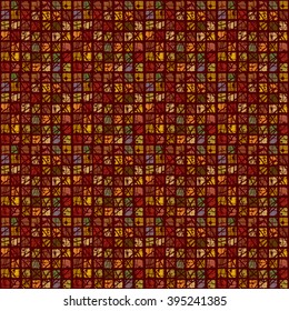 Geometric seamless pattern in graffiti style, cell, strokes, dashes, lines, hand-drawn, background in retro style, vector. 