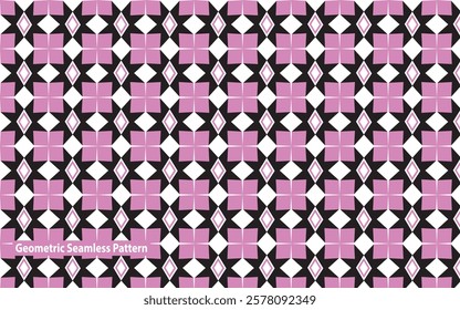 Geometric Seamless Pattern, graphic design geometric print pattern, design for gift wrapping paper, carpet, wallpaper, clothing, wrap, fabric, cover, textile, Etc.