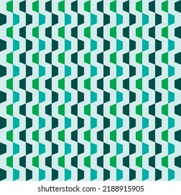 Geometrisches nahtloses Muster mit grüner Farbkombination