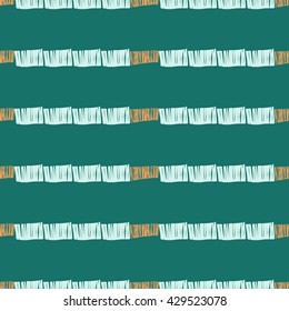 Geometric Seamless Pattern. Green Striped Abstract Texture. Vector  Background with stripes
