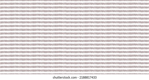 Geometrisches nahtloses Muster. Handgezeichnete, waagerechte beige Schlaganfälle auf Weiß. Einfach doodler Hintergrund. Perfekt für Karten, Plakate, Broschüren, Lebensmittelbanner, Geschenkpapier, Stoff, Textilien. 