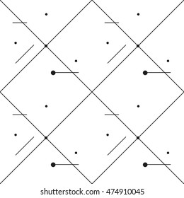 Geometric seamless pattern. Hipster modern print.
