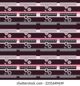 Geometrisches nahtloses Muster für Innendekoration und Mode