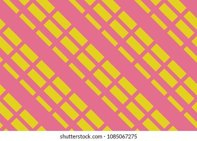 Geometric seamless pattern with intersecting lines, grids, cells. Criss-cross background in traditional tile style. For printing on fabric, paper, wrapping, scrapbooking, banners Vector illustration