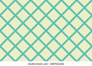 Geometric seamless pattern with intersecting lines, grids, cells. Criss-cross background in traditional tile style. For printing on fabric, paper, wrapping, scrapbooking, banners Vector illustration
