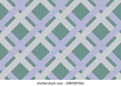 Geometric seamless pattern with intersecting lines, grids, cells. Criss-cross background in traditional tile style. For printing on fabric, paper, wrapping, scrapbooking, banners Vector illustration