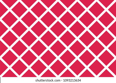 Geometric seamless pattern with intersecting lines, grids, cells. Criss-cross background in traditional tile style. For printing on fabric, paper, wrapping, scrapbooking, banners Vector illustration