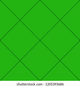 Geometric seamless pattern with intersecting lines, grids, cells. Criss-cross background in traditional tile style. Different shades of beautiful green Scalable vector graphics. Popular graphic design