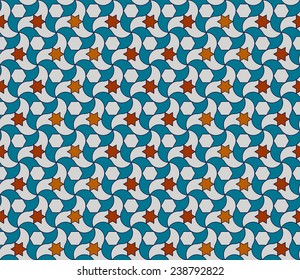 Geometric seamless pattern. Islamic art. Vector illustration.