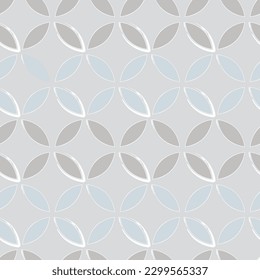 geometric  seamless pattern. Islamic mosaic motif. Colorful decorative border embellishment. Moroccan ornament. Vector Illustration