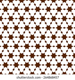 Geometric seamless pattern in islamic style. Vector background