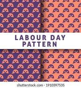 geometric seamless pattern, labour day seamless pattern, project helmet pattern. can use for, fabric, print on demand, fashion.