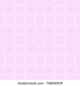 Geometric seamless pattern, lace, circles