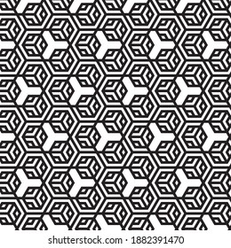 Geometric seamless pattern, layout for packaging, Wallpaper, stylish background vector