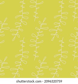 geometric seamless pattern with leaves.vector illustration.ornamental background