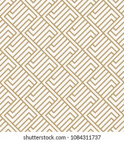 geometric seamless pattern with line, modern minimalist style pattern background