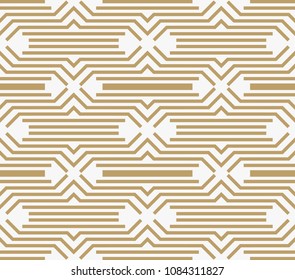 geometric seamless pattern with line, modern minimalist style pattern background