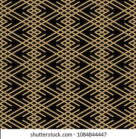 geometric seamless pattern with line, modern minimalist style pattern background