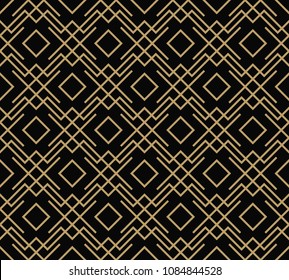 geometric seamless pattern with line, modern minimalist style pattern background