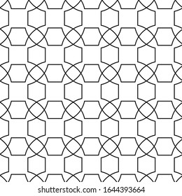 geometric seamless pattern with line, modern minimalist style pattern background