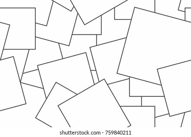 
Geometric seamless pattern with linear