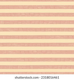 Geometric seamless pattern. Linear freehand grunge scratched ornament