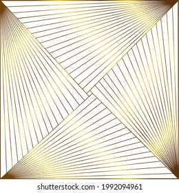 Geometric seamless pattern. Luxury design with gold gradient.