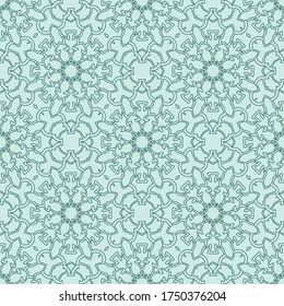 Patrón geométrico sin soldadura hecho en estilo étnico para impresión, tela, papel pintado, ropa. Estilo Mandala.