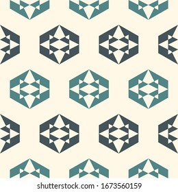 Geometrisches nahtloses Muster. Minimaler Oberflächendruck. Wiederholte Sterne, Wind Rosenmotive Ornament. Einfaches Geo formt den Hintergrund. Moderne Tapete mit Ziergegenständen. Abstraktes Digitalpapier der Vektorillustration
