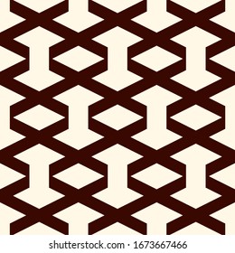 Geometric seamless pattern. Minimal style surface print. Arrows, diamonds motif ornament. Simple geo shapes background. Ethnic, tribal ornamental wallpaper. Vector abstract digital paper